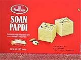 Haldiram's Soan Papdi 500g Traditionelle indische Süssigkeit mit Mandeln Pistazien