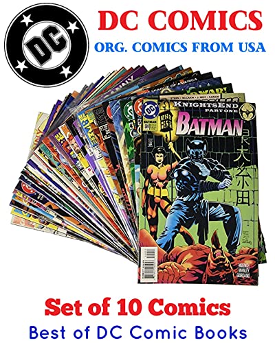 DC Comics Set | Batman Comics | Superman Comics | Many More Characters | Set of 10 Comics | Assorted Selection of DC Comics
