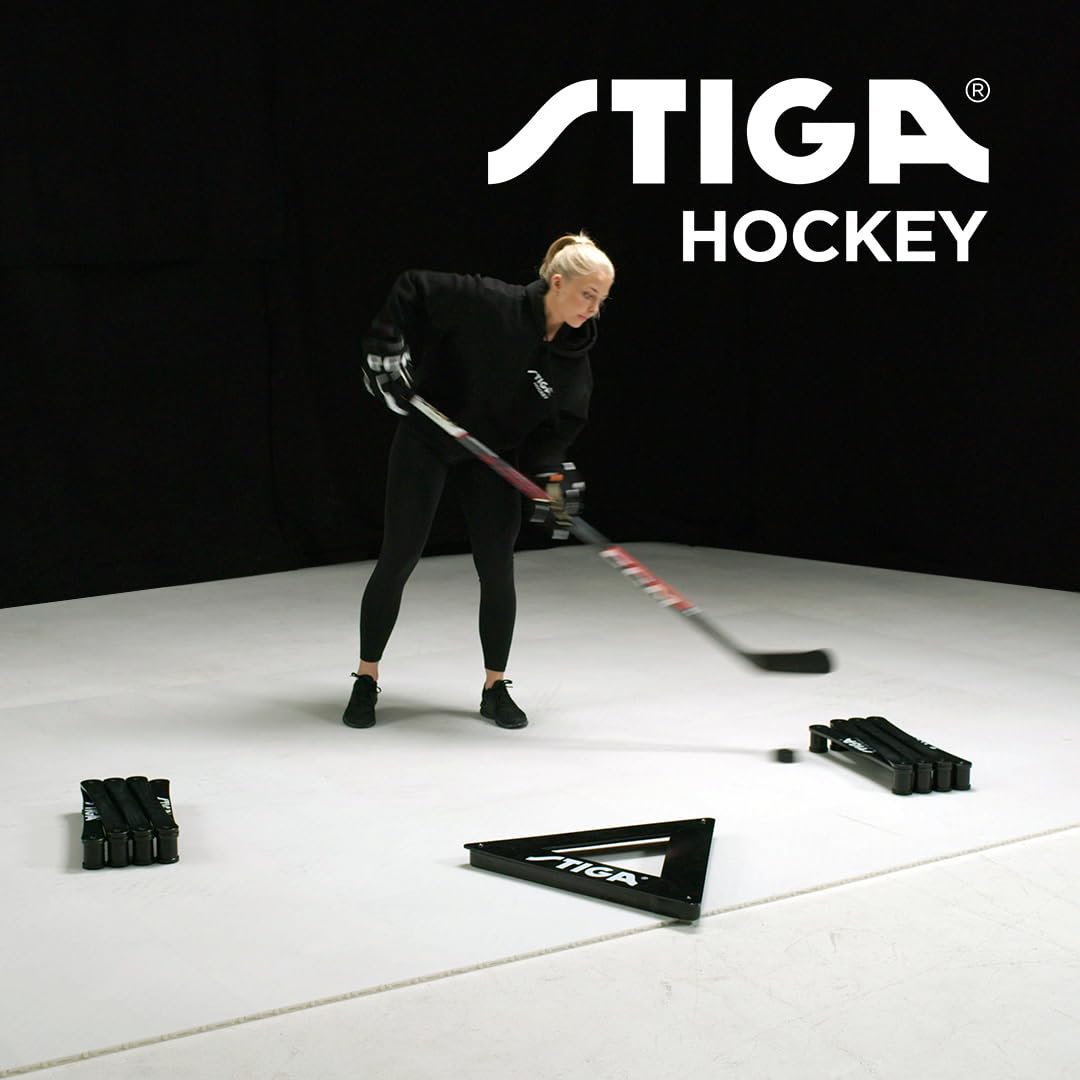 Stiga Unisex Youth Hockey Pass Trainer, czarny, jeden rozmiar