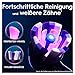 Oral-B iO Strahlendes Weiss Aufsteckbürsten — ORIGINAL Zahnbürstenaufsatz für Elektrische Oral-B iO Zahnbürsten, Zahnaufhellung für weißere Zähne — Schwarz, 8 Stück