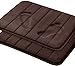 Magnificent [2-Pack] Memory Foam Bath Mat - Non-Slip Back, Coral Fleece Softness, Highly Absorbent [17X24 Inches, Chocolate]