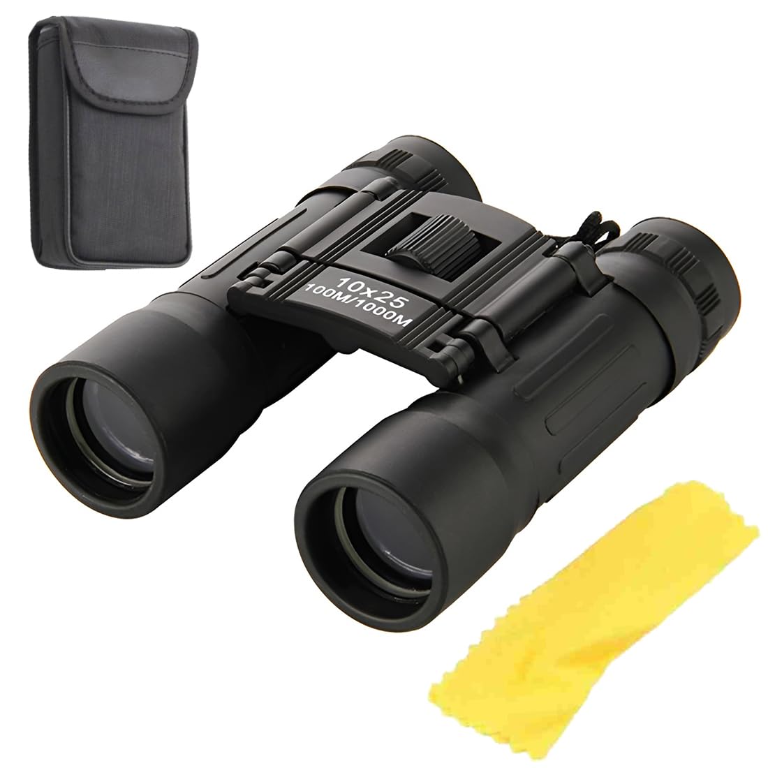 Compact Binoculars, 10x25 Magnification, 101-1000m Vision Range, Waterproof, for Bird Watching, Hunting, Hiking-image-46