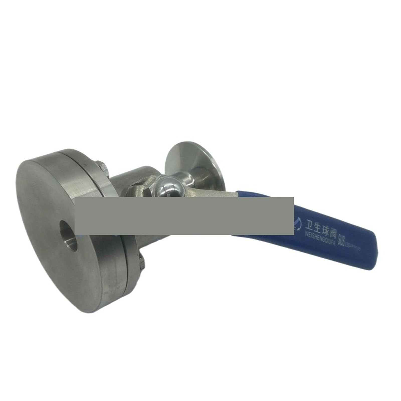 1-1/4" Stainless Steel 304 Sanitary Tank Bottom Ball Valve Tri-Clamp OD 50.5mm