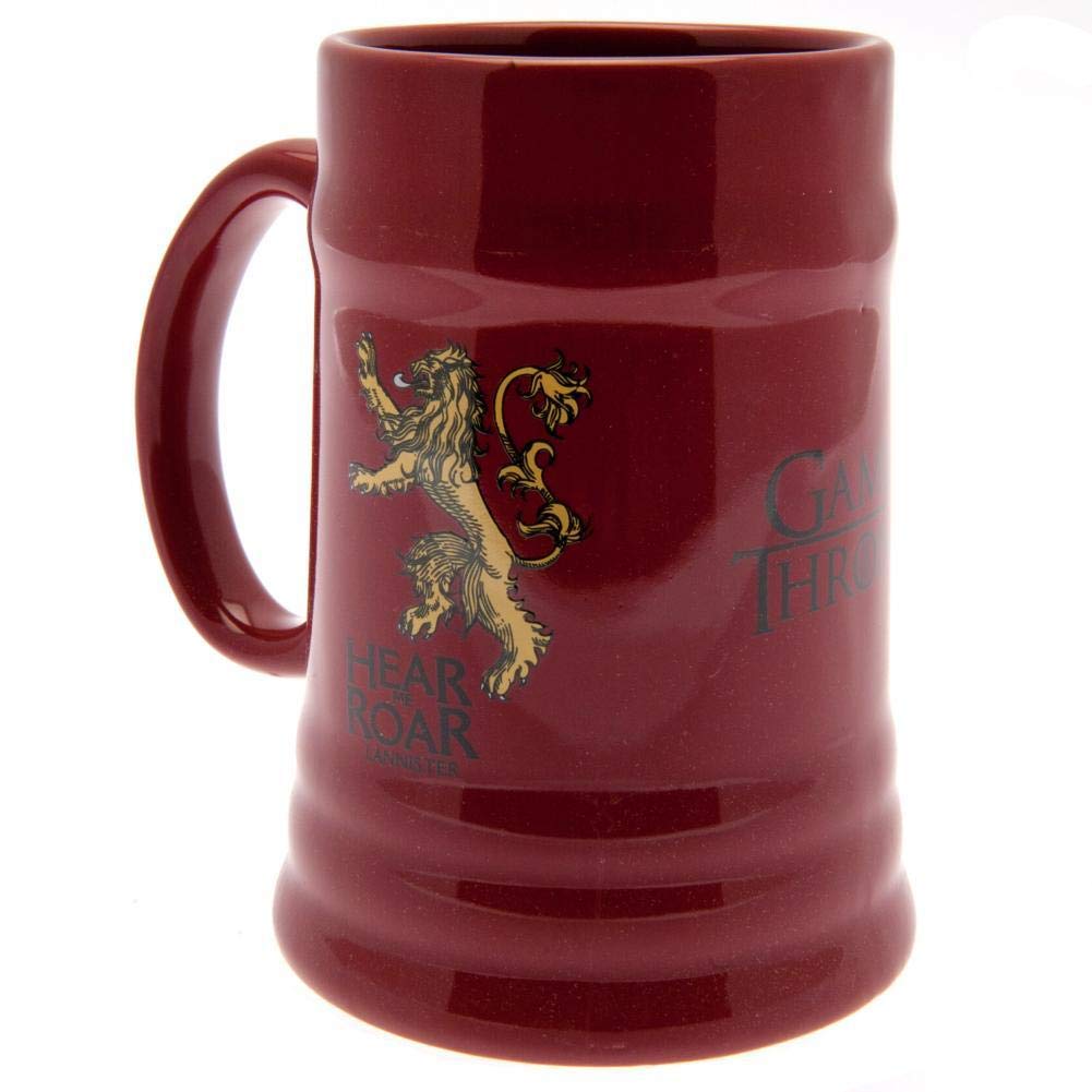Game Of Thrones Multi-Colour (House Lannister) Stein Shaped Mug 595 Ml