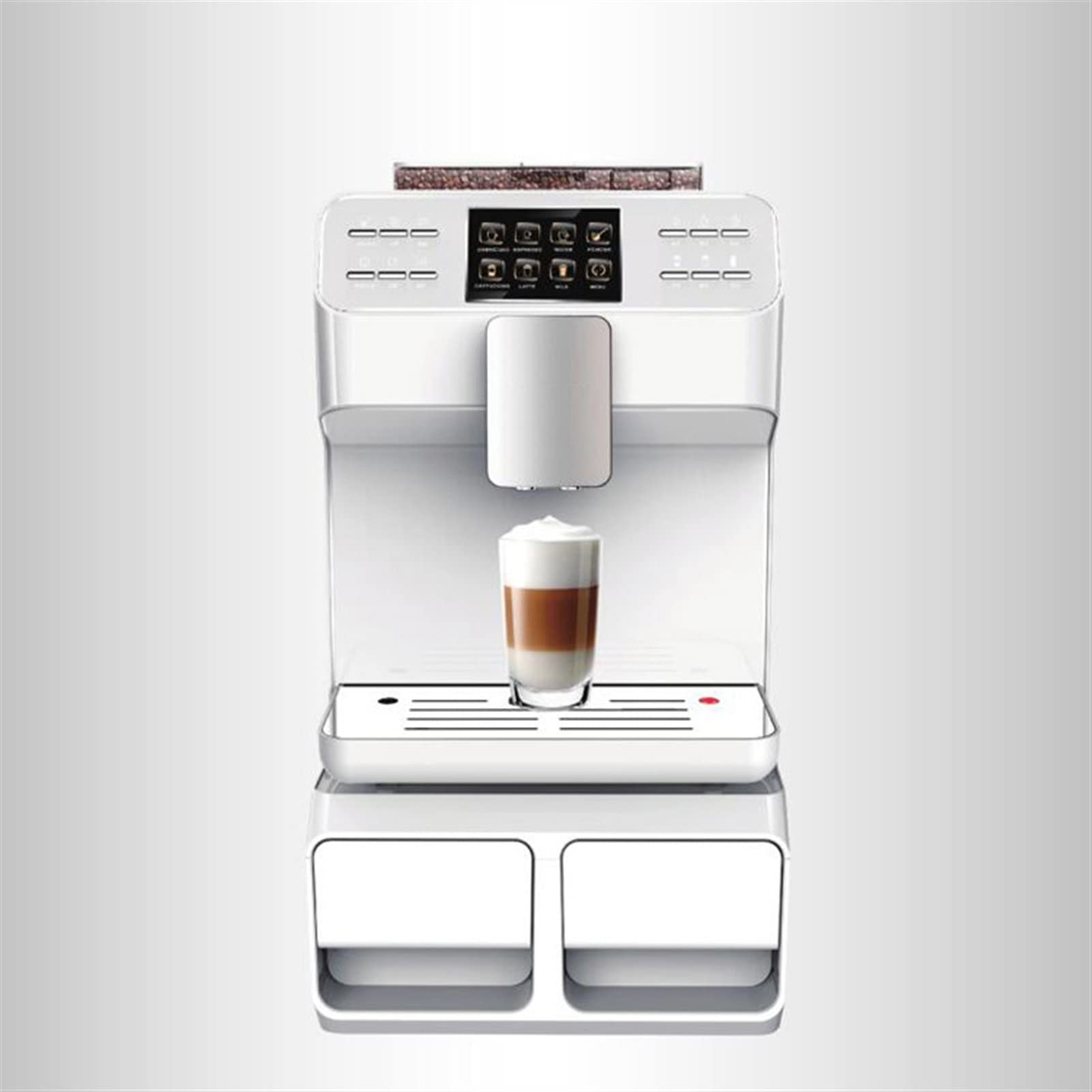 New Improved Retro Programmable Coffee Maker with Led Display Automatic Shut-Off Keep Warm Pause-and-Serve Function