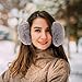 Hemoton Women’s Winter Furry Ear Warmer Plush Earmuff Faux Fur Outdoor Ear Cover Grey Fashionable Warm Accessories for Cold Weather