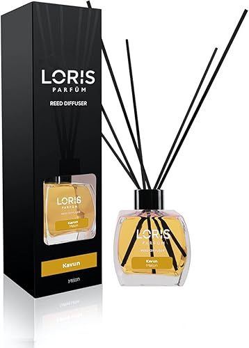 Loris Difusor de varillas  Fragancia aromática para el hogar con aceites esenciales naturales, 4.06 fl oz4.1 fl oz  Difusor perfumado de larga