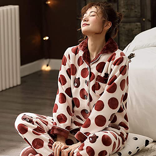 Pyjama ensemble chaud flanelle confortable contre les nuits froides