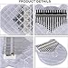Mini Thumb Piano - Mini Portable Crystal Clear Acrylic Thumb Piano for Kalimba with Tune Hammer, Professional Finger Piano Musical Instrument Performance, Finger Piano Gift for Kids Adults Beginner