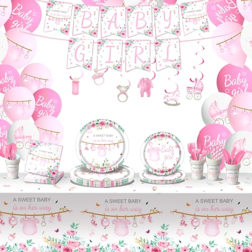 Vajilla Baby Shower Niña 20 personas - 215 pcs. Decoracion Baby Shower Niña Accesorios Fiesta Baby Girl Platos Vasos Servilletas Cubiertos Pajitas Mantel Guirnalda Globos Decoração Chá Bebé Meninas Vajilla Baby Shower Niña 20 personas - 215 pcs. Decoracion Baby Shower Niña Accesorios Fiesta Baby Girl Platos Vasos Servilletas Cubiertos Pajitas Mantel Guirnalda Globos Decoração Chá Bebé Meninas