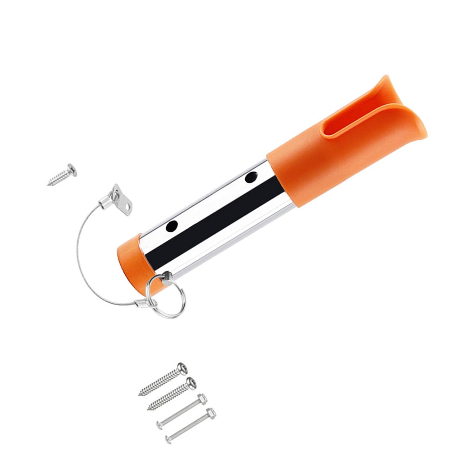 Supporto per canna da pesca kayak in acciaio inox con vite a foro singolo montaggio su barche pali rack in acciaio inox pesca