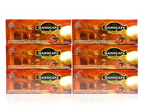 Ganoderma Ganocafe Mocha Instant Coffee 6 Box #TOP12