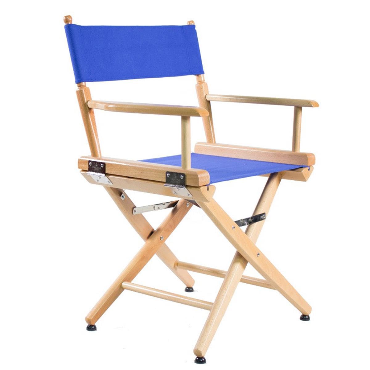 Filmcraft Short Director Chairs (Natural Frame/Blue Canvas)