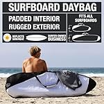 Ho Stevie! Surfboard Bag - Zippered Daybag - Fits All Shapes of Surfboards - Foam Padding and Durable Cover - Comfortable Shoulder Strap - Image 2