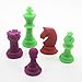 MoldFun 3D Chess Piece Silicone Mold for Chocolate, Candy, Fondant, Cake Decorating, Soap, Candle, Wax Crayon Melt, Plaster, Resin (Set of 12, King, Rook, Queen, Pawn, Knight, Bishop Included)