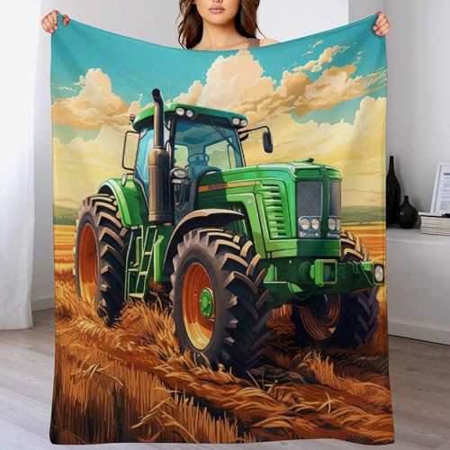 Couverture tracteur moelleuse pour des moments cocooning sur le canapé - 2