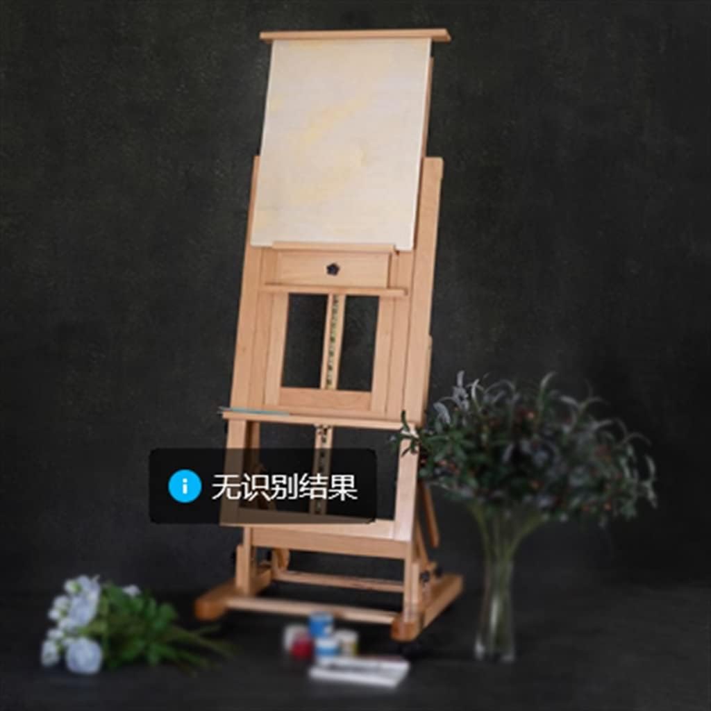 The Easel is Flat and Standable, Thickened for Oil Painting and Lifted for Chinese Painting