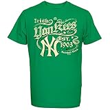 majestic yankees sweatshirt offizielle Lizenzware Majestic MLB NEW YORK YANKEES St. Patrick\'s Day T-Shirt, Größe:S