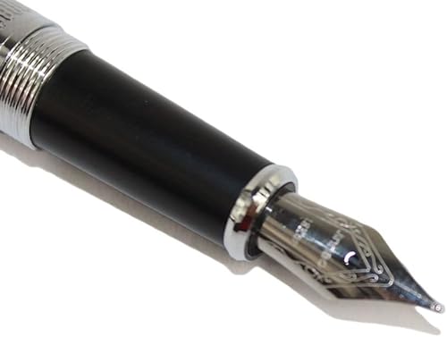 Miniatura 3 de Gullor Pluma estilográfica más noble estilo simple Jinhao 155 plata