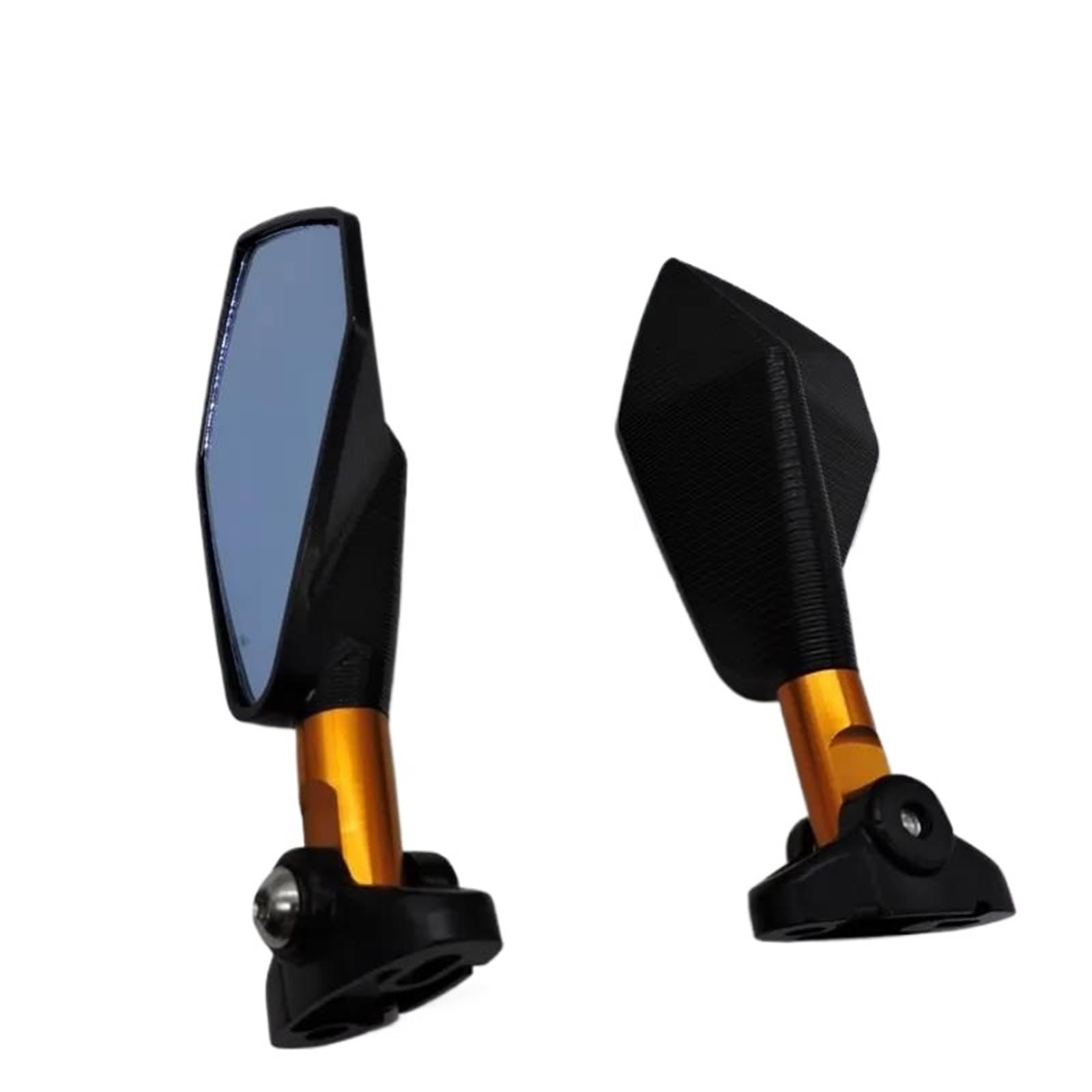 Espejo retrovisor CNC Mecanizado en Aluminio Dorado para Ninja 650r y Hornet