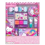 MAKEUPERIA Maquillaje para Niñas de Hello Kitty, Set de Maquillaje Infantil Lavable con Bálsamos, Brillos, Paleta con...