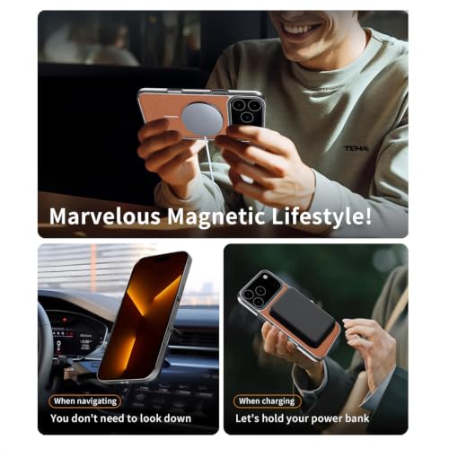 Étui cuir iPhone 17 Pro robuste mince avec protection boutons galvanisée - 5