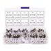 LIANGXIE 6x30mm Fast-blow Glass Fuses Quick Blow Car Glass Tube Fuses Assorted Kit Amp 0.5A,1A,2A,3A,5A,10A,15A,20A,30A 72pcs and 10pcs fuse seat 6x30 fuse with box