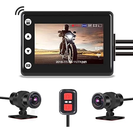 Amazon.co.jp: バイク用 ドライブレコーダー 200万画素 2.7インチ液晶 