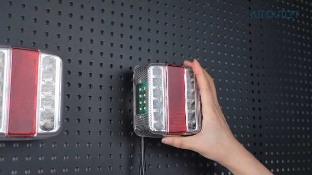 Kit 2 Luci Ingombro Con Magnete Cavo 7.5m Connettore 7 Poli Trattore - Foto 8