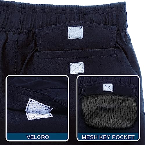 Image of HODOSPORTS Mens Swim Trunks 7 inch Quick-Dry Swim Shorts with Mesh Lining and Pockets