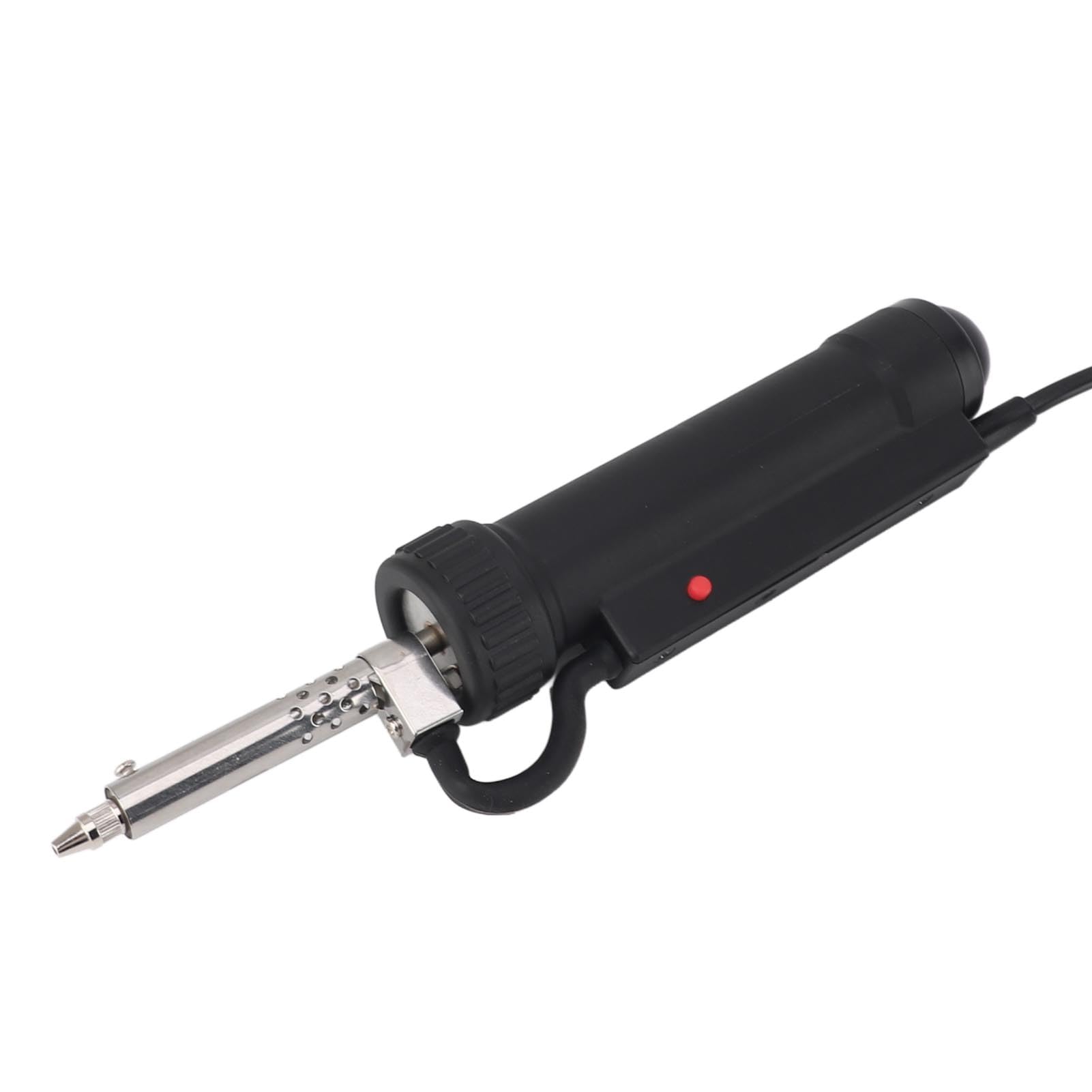 Bomba Desoldadora Eléctrica, Herramienta de Desoldar, Calentador de 30W, Potencia Electromagnética de 350W, Aluminio ABS para Reparación Electrónica y Soldadura (Enchufe europeo negro 220V)