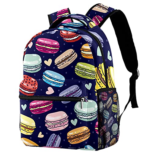 Sac à dos de voyage en macaron pour enfants avec un porte-bouteille