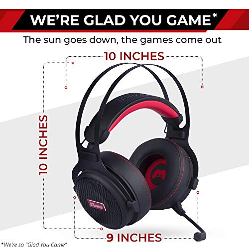 Hc Gamerlife Gamer Headset With Microphone | 3D Hd Stereo Sound Video Gaming Wired Headphones For Ps4 & Ps5 Console, Xbox Series X & Xbox One, Switch, Pc | 3.5Mm Audio | Playstation 4 Accessories #TOP7