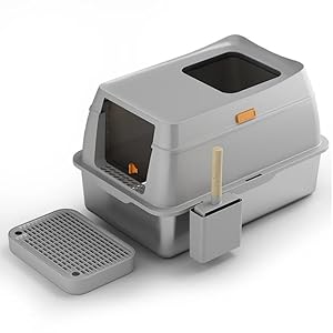 Kattenbak van roestvrij staal, XXL,...