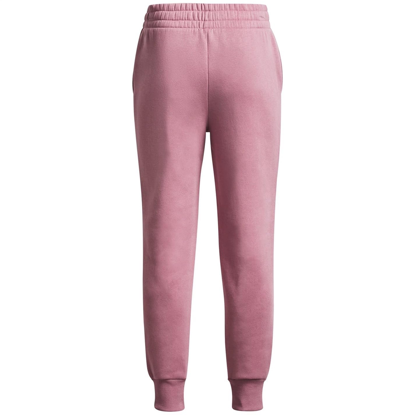 Under Armour Girls' Standard Rival Fleece Joggers, (697) Pink Elixir / / White, Large