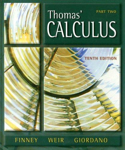 Calculus Part 2 Multivariable (10th Edition) 020170983X Book Cover