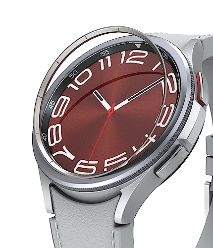 �yRingke�zGalaxy Watch 6 Classic 43mm �P�[�X INNER BEZEL STYLING �ϐF�h�~ �ϏՌ� �����^ ���� �ی�P�[�X �X�e�����X�� �t���[�� ���^���b�N �M�����N�V�[�E�H�b�` 6 Classic 43mm �X�}