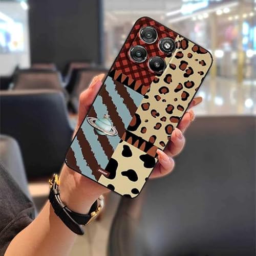 Phone Case Compatible with MOTO G100 China/G100S/G67Power/G57Power, Silicone Cartoon Shockproof Dirt-resistant Soft case Full wr