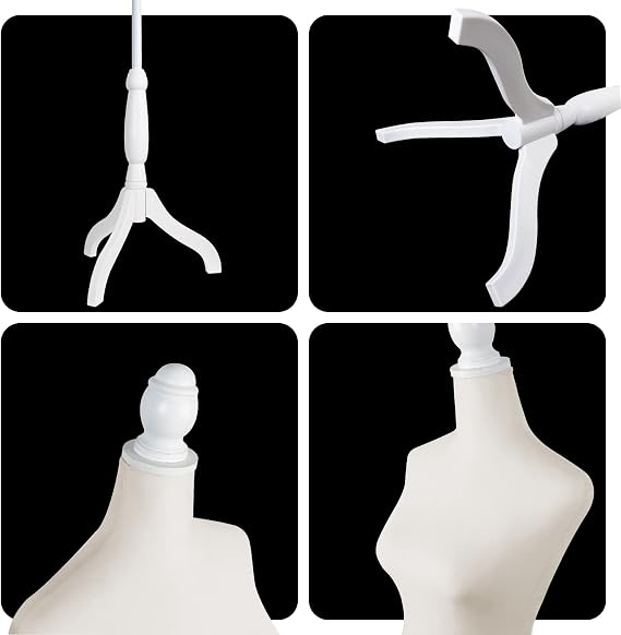Female Dress Forms Mannequin Torso for Sewing Manicanequin Body Tripod Stand for Clothing Dress Jewelry Display
