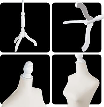 Female Dress Forms Mannequin Torso for Sewing Manicanequin Body Tripod Stand for Clothing Dress Jewelry Display