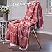 Chanasya Healing Warm Hugs Gift Throw Blanket - Sympathy Gift Breast Cancer Chemo Survivor Get Well Caring Gifts - Comfort Pink Gift Blanket for Love Support Women Grandma Friend - Rosetan