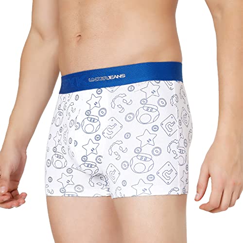 Image of Underjeans Men's Cotton Blend Trunks (UJNPTS050Black)