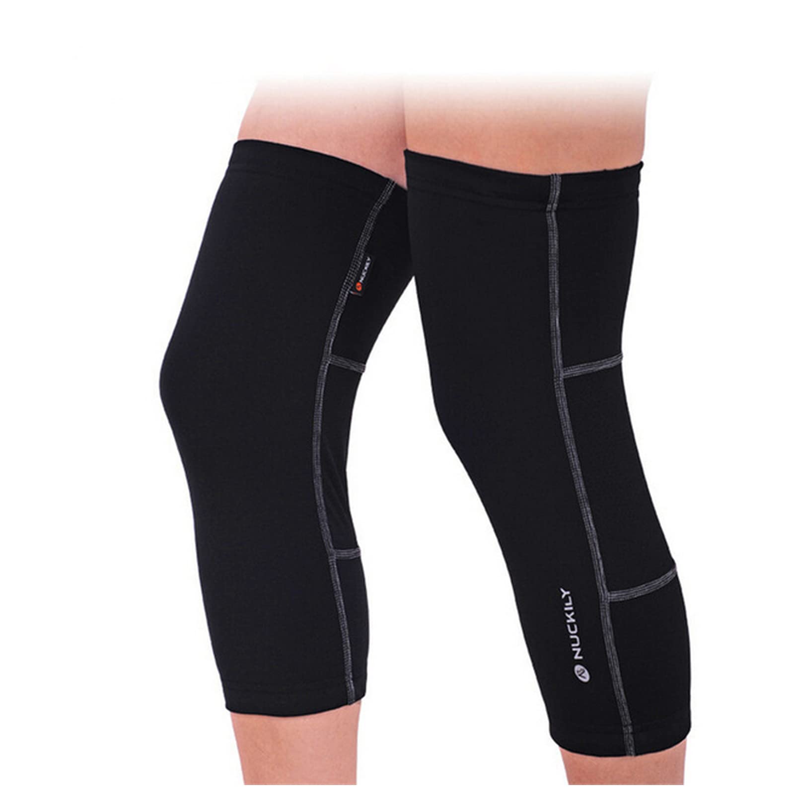 Compression Leg Sleeves, Sport Cycling Leg Sleeve Knee Warmer Sunscreen Legwarmers Bike Bicycle Warmers(M)