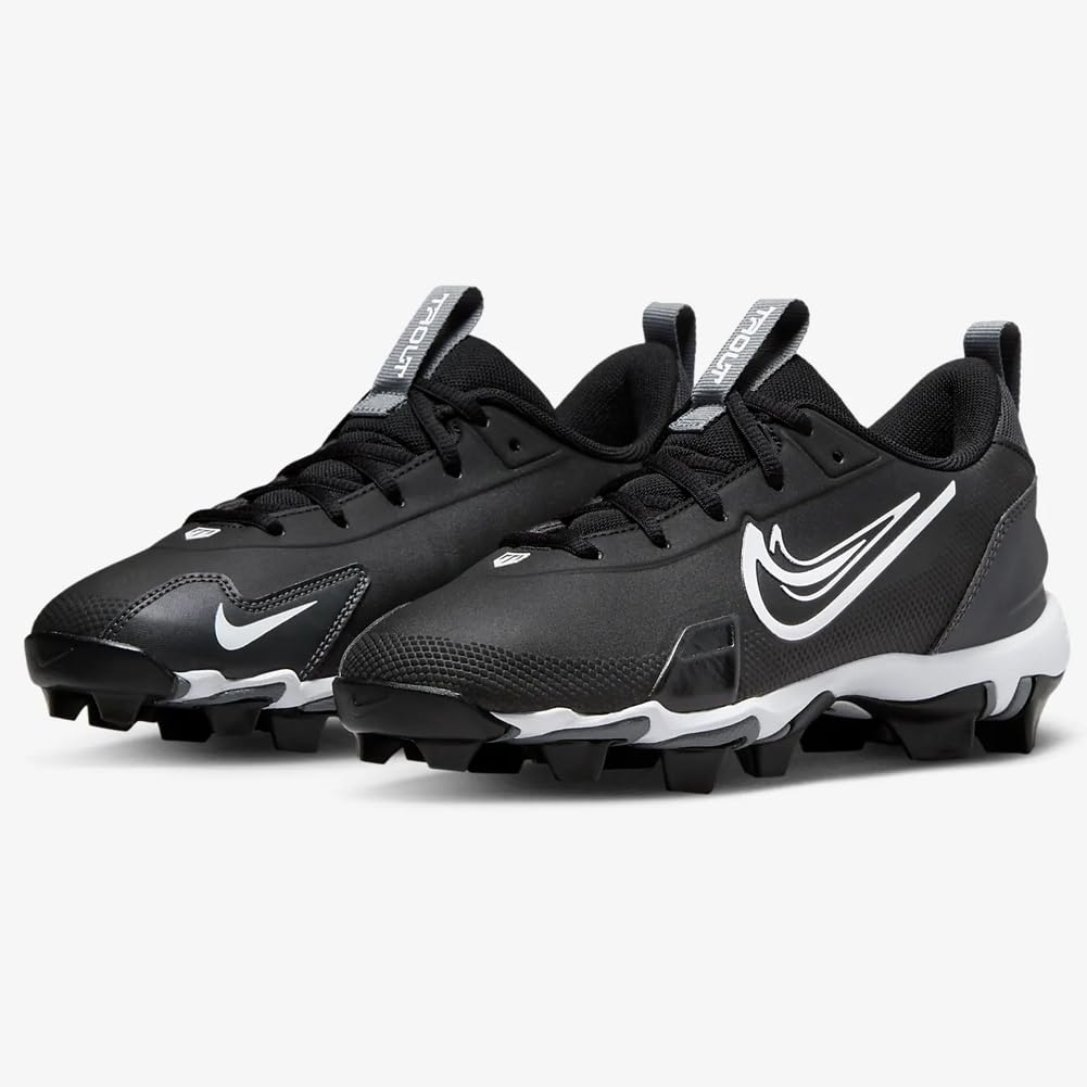 Nike Youth Force Trout 9 Keystone Low Rubber Baseball Cleats SZ 4 Black | White, FB9731-001