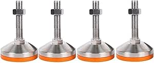Amazon.co.jp: Set of 4 Adjustable Furniture Leveling Feet, Adjustable ...
