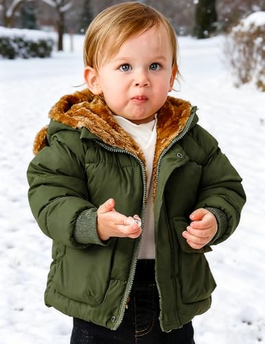 Image of BFUSTYLE Baby Coat 6M-5T Winter Clothes Toddler Boy Girl Jacket with Hood