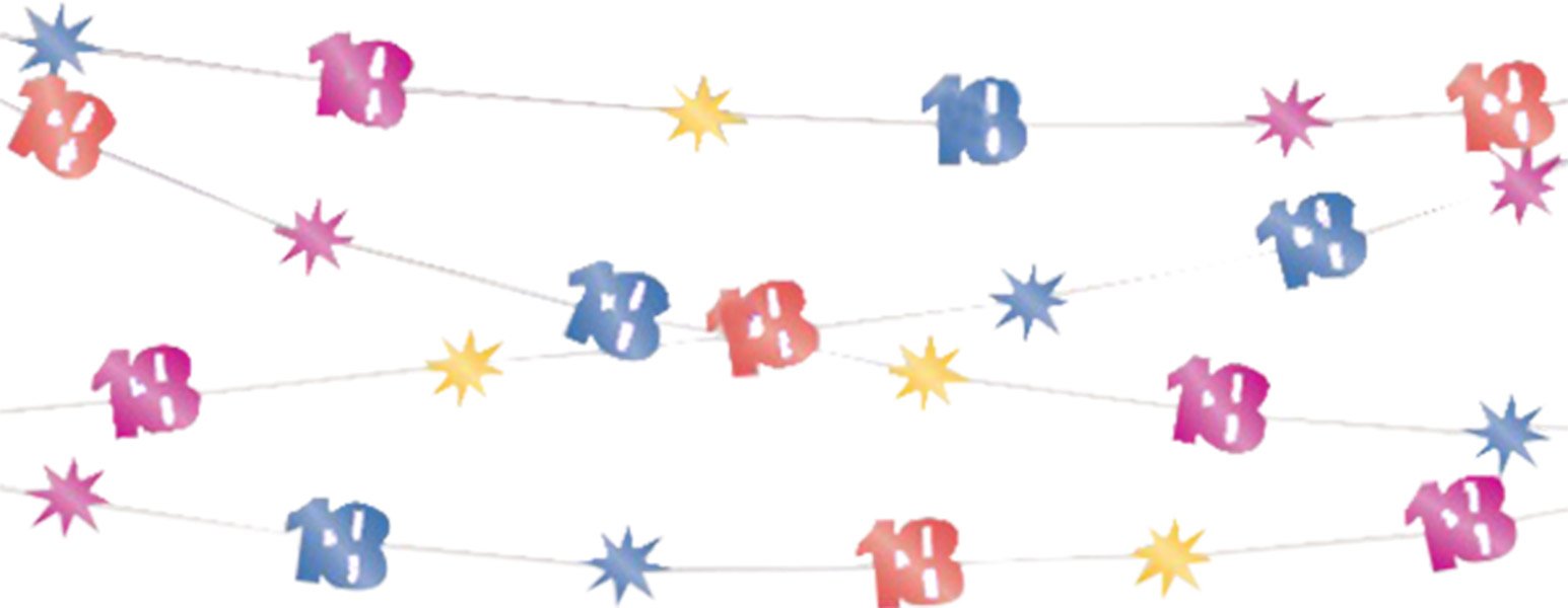 Décoration 50 ans avec la corde Amscan 30,5m pour sublimer votre salle de réception