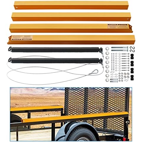 40101042GS Lift Assist System Compatible with Tailgate Utility Trailer Gate and Ramp 2 Sided Cover