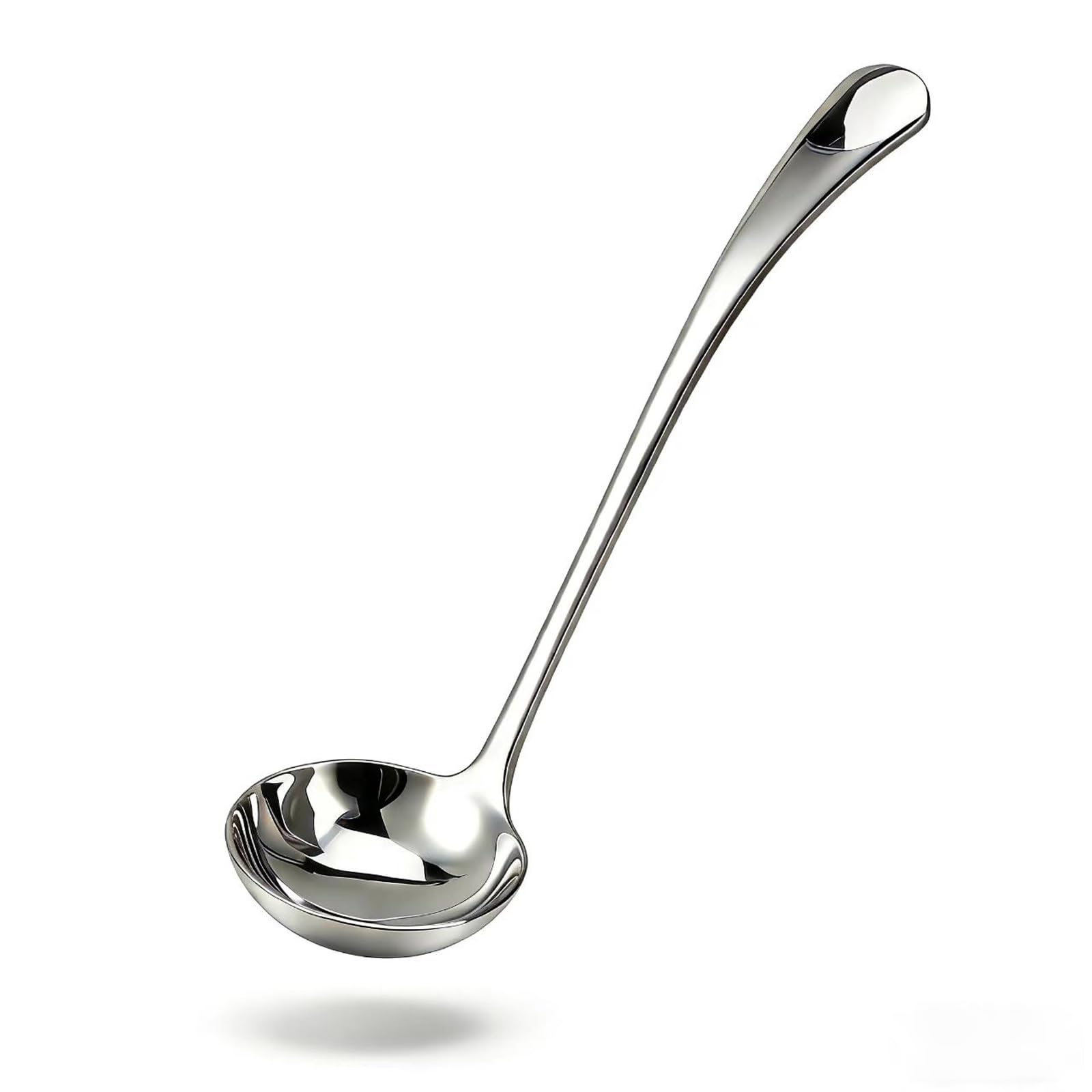 Small Ladle 18/10 Stainless Steel Sauce Ladle for Spooning Sauces or Gravies, 7.9 Inch 1 Pack (Color:Silver)