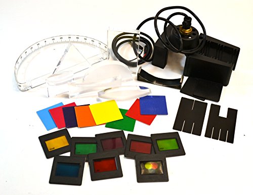 Image of EISCO Student Optics Kit - Light Box & 27 Optical Components